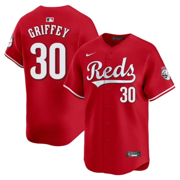 Ken Griffey Jr Cincinnati Reds Alternate Limited Jersey - Red
