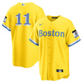 Rafael Devers #11 Boston Red Sox City Connect Limited Jersey - Yellow