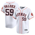 Framber Valdez #59 Houston Astros Home Limited Jersey - White