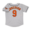 Brady Anderson #84 Baltimore Orioles 1996 Road W Team Patch Limited Jersey - Grey