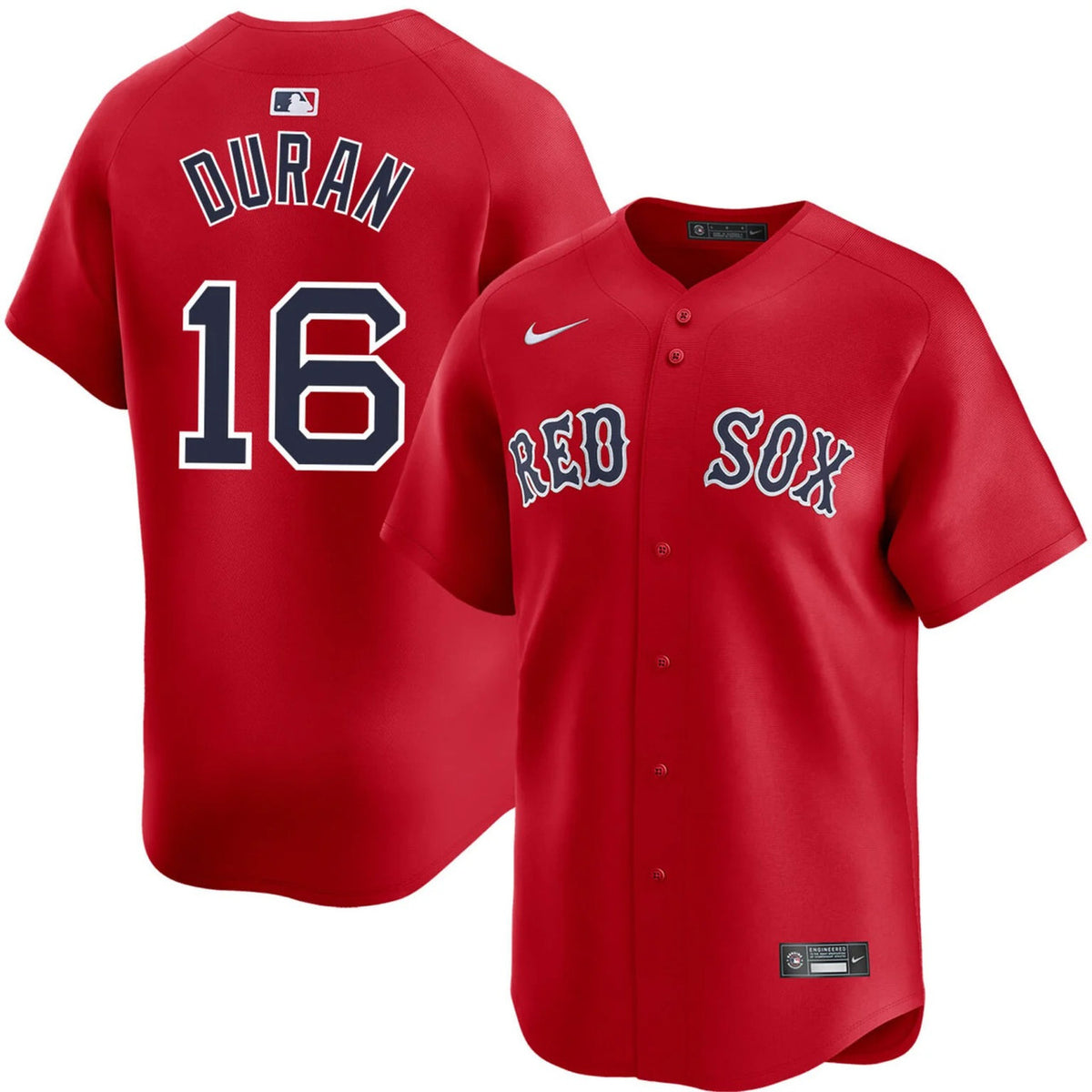 Jarren Duran #16 Boston Red Sox Alternate Limited Jersey - Red