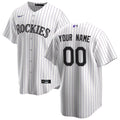 Colorado Rockies Custom Home Limited Jersey - White