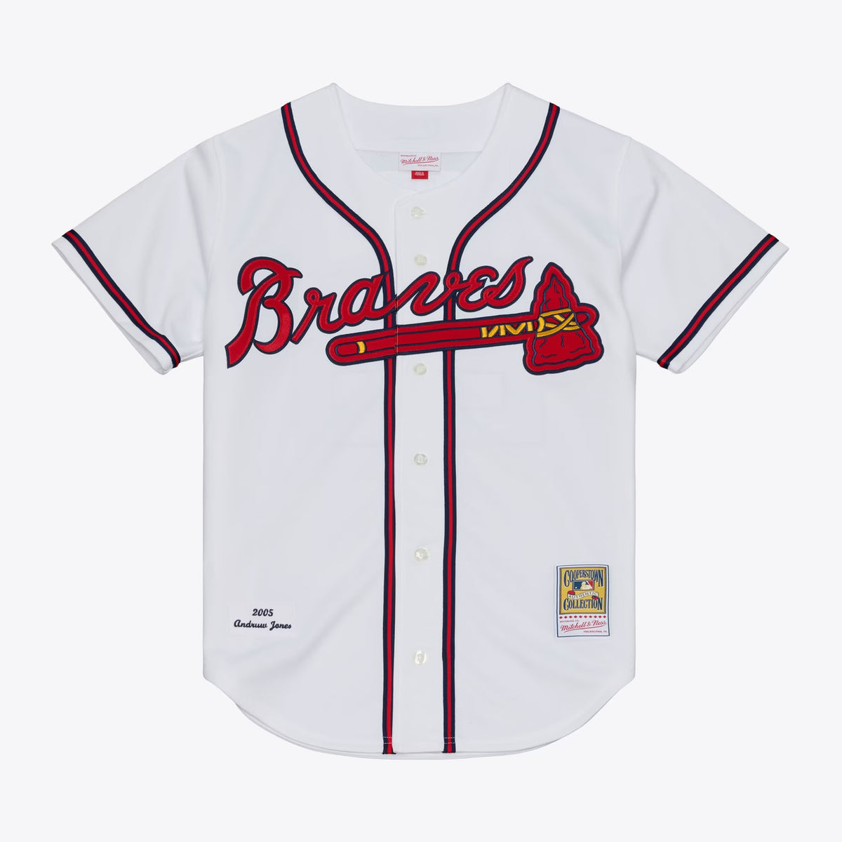 Andruw Jones #25 Atlanta Braves 2005 Authentic Jersey - White