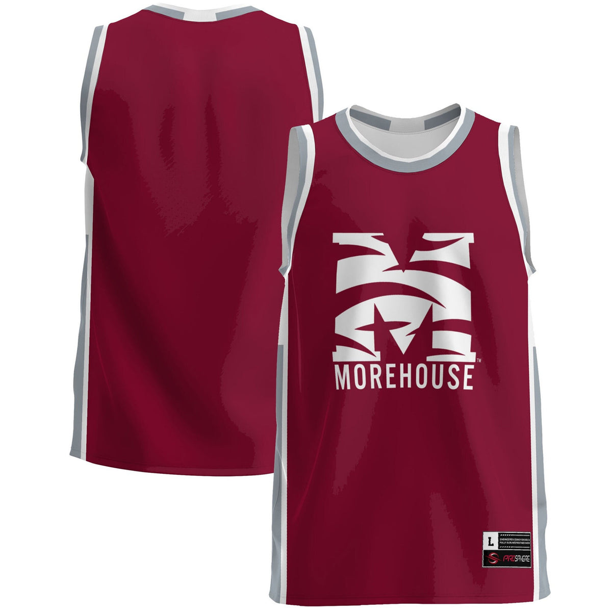 Detroit Tigers Gameday Greats Men'S Morehouse Maroon Limited Lightweight Basketball Jersey - Maroon