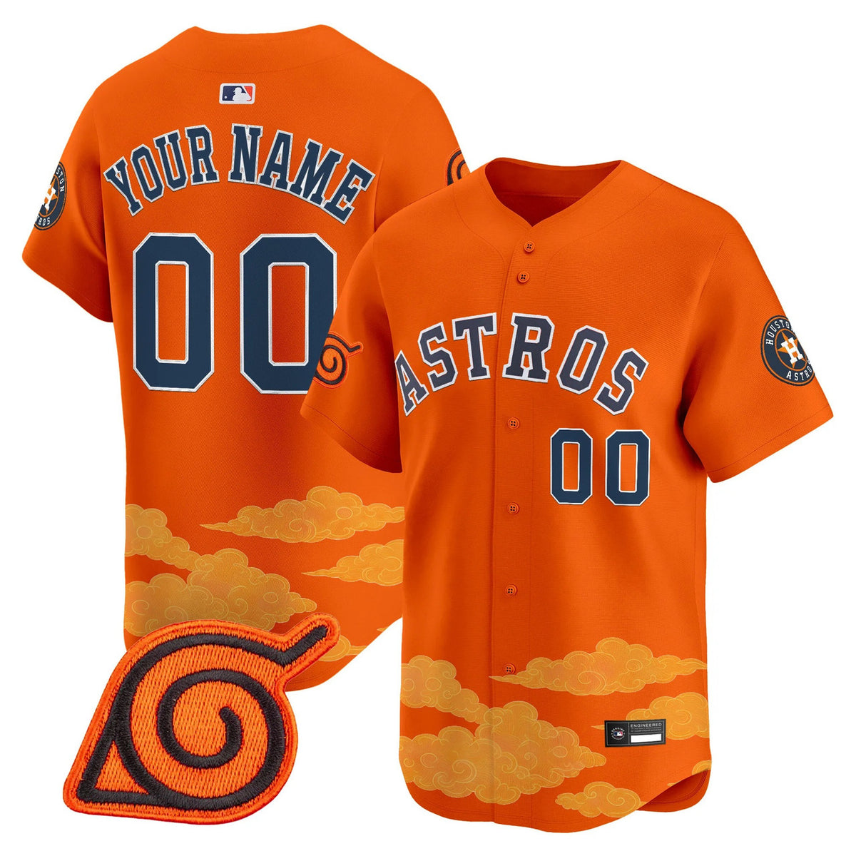 Houston Astros X Naruto Vapor Premier Limited Custom Jersey
