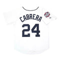 Miguel Cabrera #24 Detroit Tigers 2012 World Series Home M 2Xl Limited Jersey - White