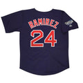 Manny Ramirez #24 Boston Red Sox 2004 Alt World Series M 2Xl Limited Jersey - Navy