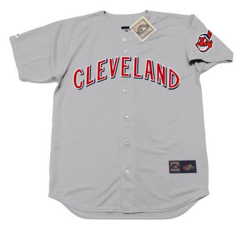 Cleveland Indians 1970 Cooperstown Throwback Away Limited Baseball Jersey