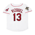 Omar Vizquel Cleveland Indians 1995 Home World Series Limited Jersey - White