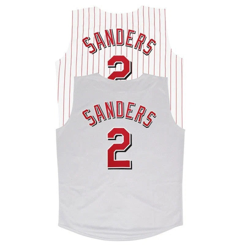 Deion Sanders Cincinnati Reds 2001 Home Vest M 2Xl Limited Jersey - Grey