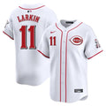 Barry Larkin #11 Cincinnati Reds Home Limited Jersey - White