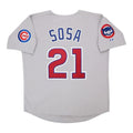 Sammy Sosa #21 Chicago Cubs 1993 Road W Team Patch M 2Xl Limited Jersey - Grey