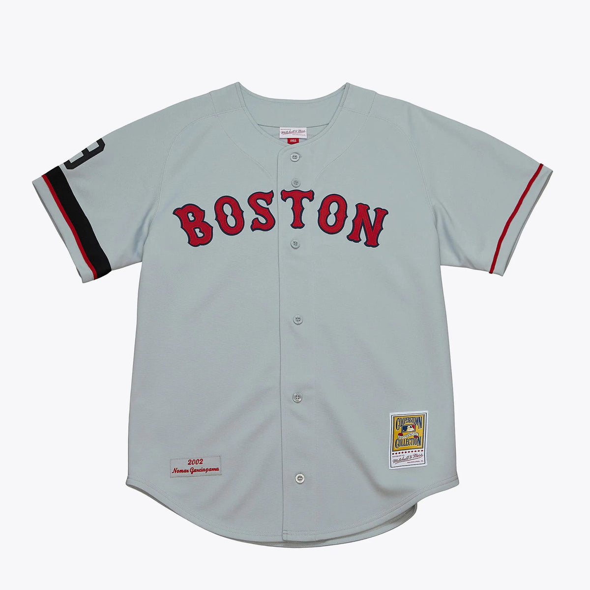 Nomar Garciaparra #2 Boston Red Sox 2002 Authentic Jersey - Gray