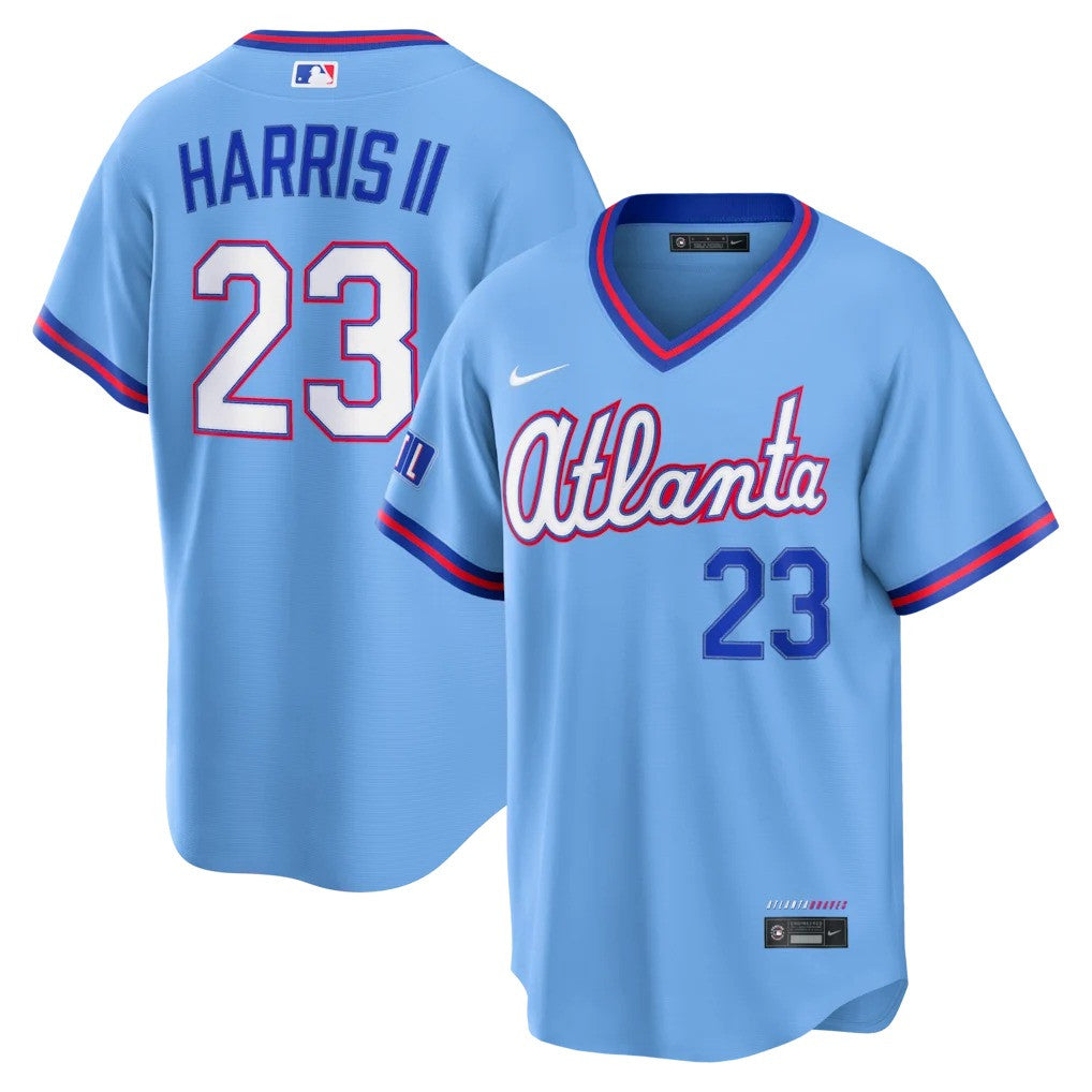 Michael Harris Ii #23 Atlanta Braves 2026 City Connect Stadium Limited Jersey - Powder Blue
