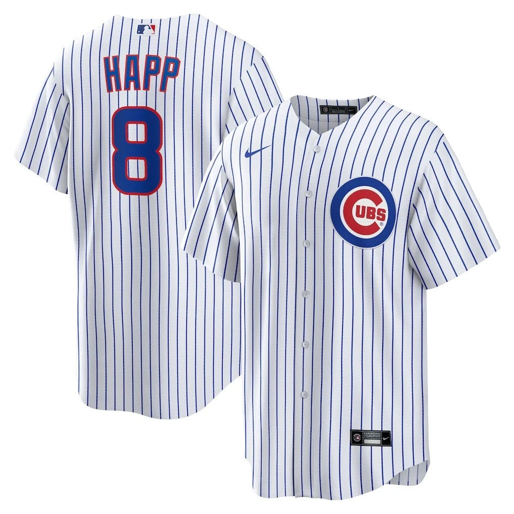 Ian Happ #8 Chicago Cubs Home Limited Jersey - White