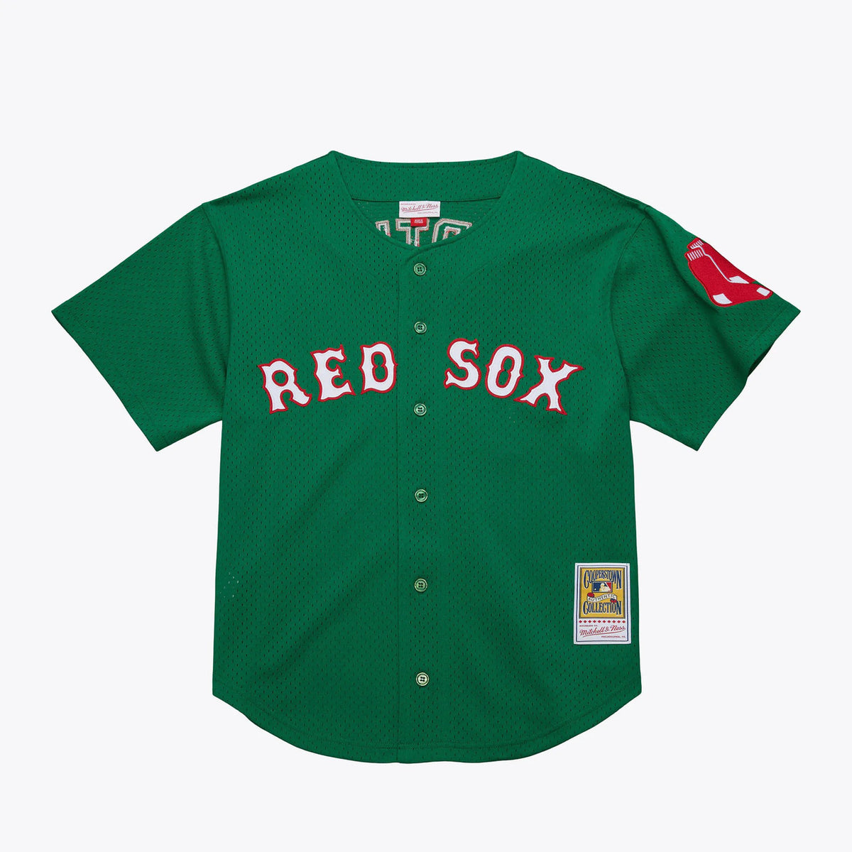 David Ortiz #34 Boston Red Sox 2004 Authentic Batting Practice Jersey - Kelly Green