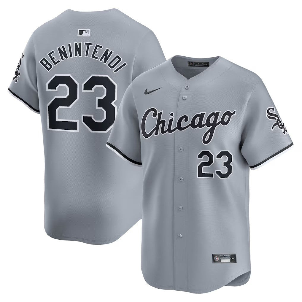 Andrew Benintendi #23 Chicago White Sox Road Limited Jersey - Grey