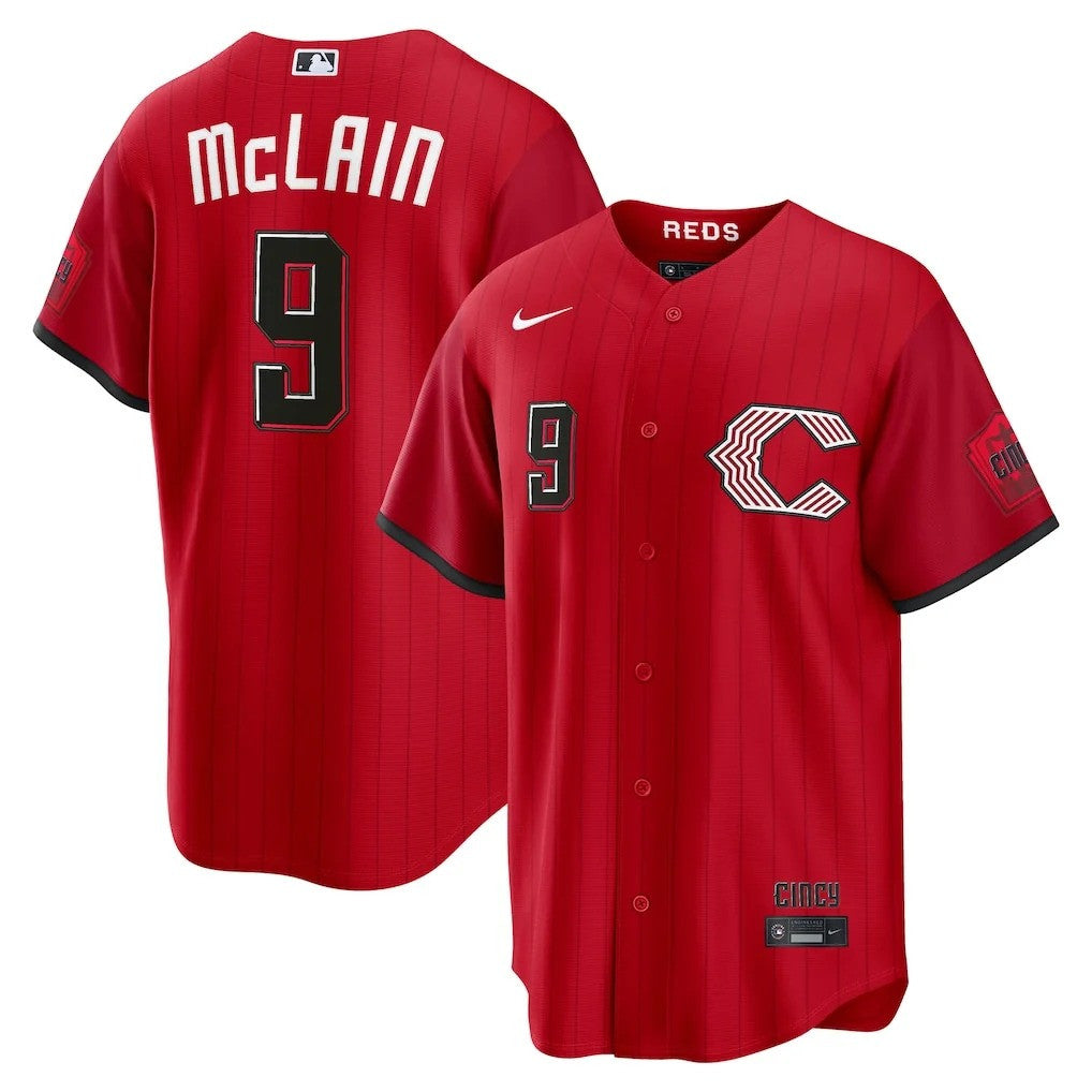 Matt Mclain #9 Cincinnati Reds 2026 City Connect Stadium Limited Jersey - Red
