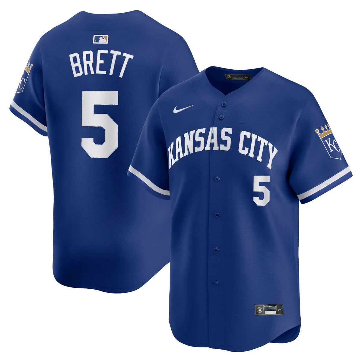 George Brett #5 Kansas City Royals Alternate Limited Jersey - Royal Blue