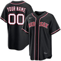 Boston Red Sox Custom Out Black Limited Jersey - Black