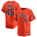 Tatsuya Imai #45 Houston Astros Alternate Limited Jersey - Orange