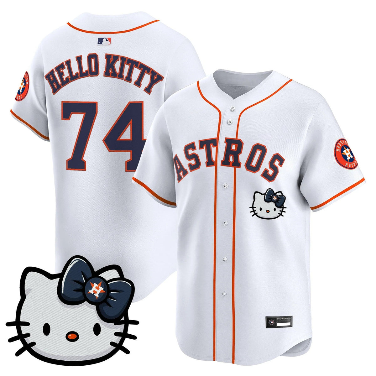 Houston Astros Unisex Hello Kitty Vapor Premier Limited Jersey