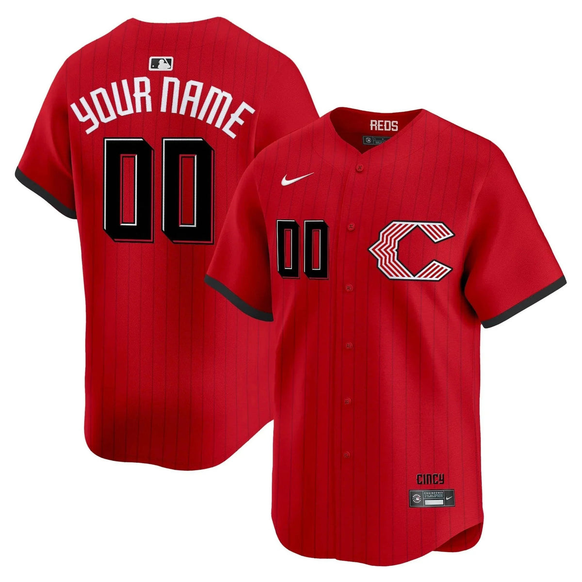 Cincinnati Reds 2026 Custom City Connect Stadium Limited Jersey - Red
