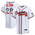 Matt Olson #28 Atlanta Braves 2026 Star Edition Stars Stripes Stadium Limited Jersey - White