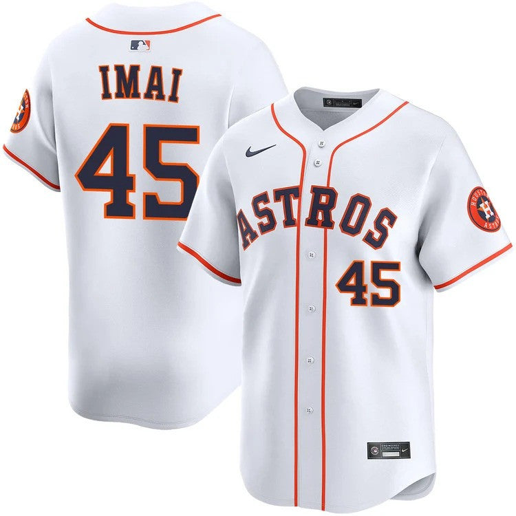 Tatsuya Imai #45 Houston Astros Home Limited Jersey - White