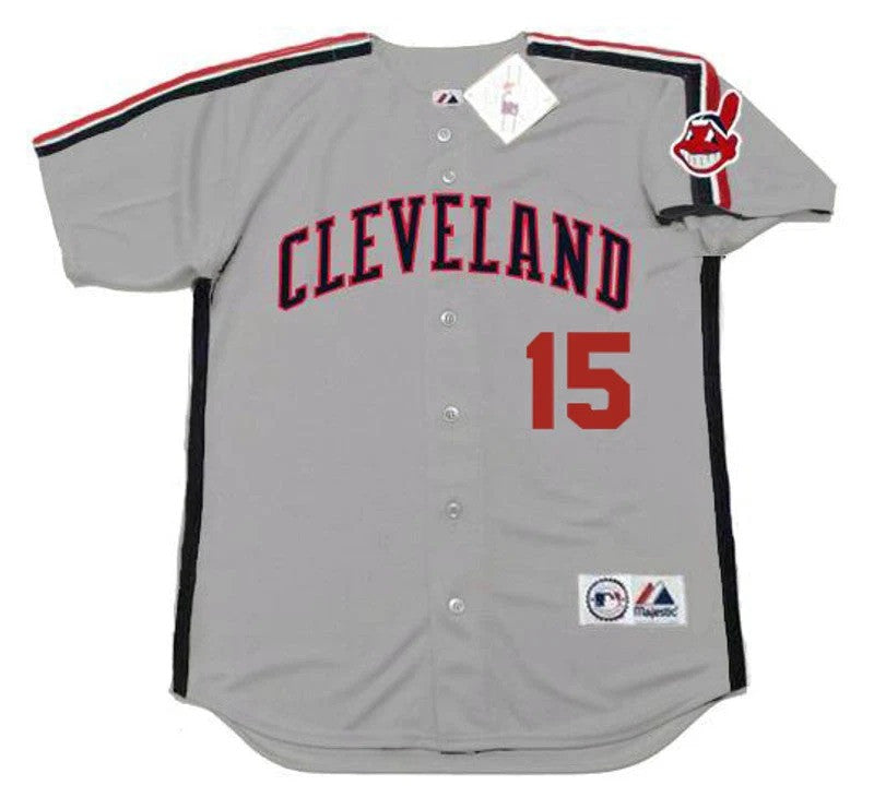 Sandy Alomar Cleveland Indians 1993 Throwback Away Limited Baseball Jersey