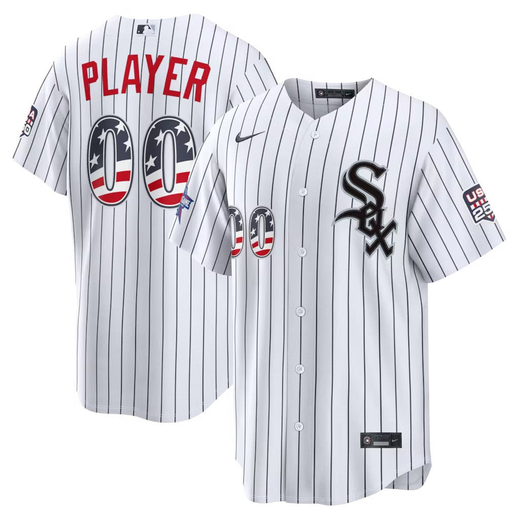 Chicago White Sox 2026 Custom Star Edition Stars Stripes Stadium Limited Jersey - White