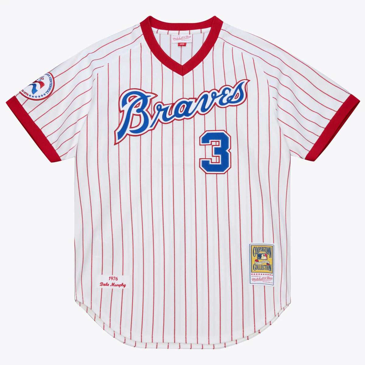 Dale Murphy #3 Atlanta Braves 1976 Authentic Jersey - White