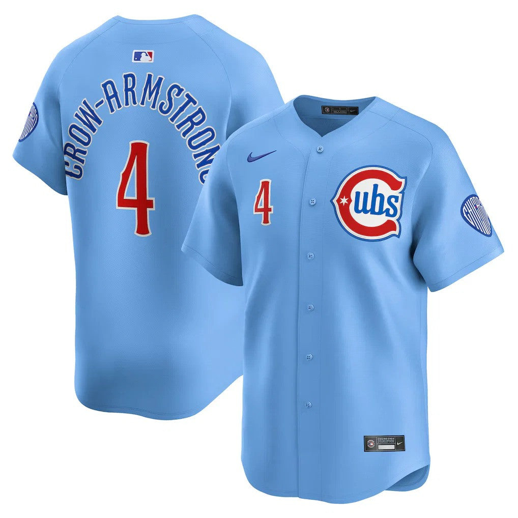 Light Blue Chicago Cubs Pete Crow Armstrong Alternate Limited Jersey