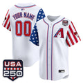Arizona Diamondbacks America Edition Vapor Premier Limited Custom Jersey