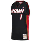 Men's Mitchell & Ness Chris Bosh Black Miami Heat  2012/13 Hardwood Classics Swingman Jersey