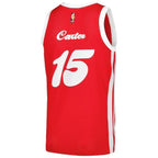 Men's Mitchell & Ness Vince Carter Red Memphis Grizzlies  2015/16 Hardwood Classics Swingman Jersey