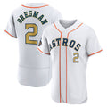 Alex Bregman #2 Houston Astros 2023 Limited Player Jersey - White Gold