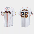 Trey Mancini #26 Houston Astros 2023 Program C White Stitches Baseba Limited Jersey - Gold