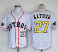 Jose Altuve #27 Houston Astros 2023 Limited Player Jersey - White Gold