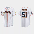 Will Smith #51 Houston Astros 2023 Program C White Stitches Limited Baseball Jersey - Gold