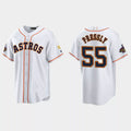 Ryan Pressly #55 Houston Astros 2023 Program C White Stitches Baseba Limited Jersey - Gold