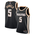 Atlanta Hawks Nike 2025/26 City Edition Swingman Jersey - Black - Dyson Daniels - Unisex