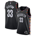 Brooklyn Nets Nike 2025/26 City Edition Swingman Jersey - Black - Nic Claxton - Unisex