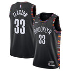 Brooklyn Nets Nike 2025/26 City Edition Swingman Jersey - Black - Nic Claxton - Unisex