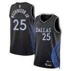 Dallas Mavericks Nike 2025/26 City Edition Swingman Jersey - Black - P.J. Washington Jr. - Unisex
