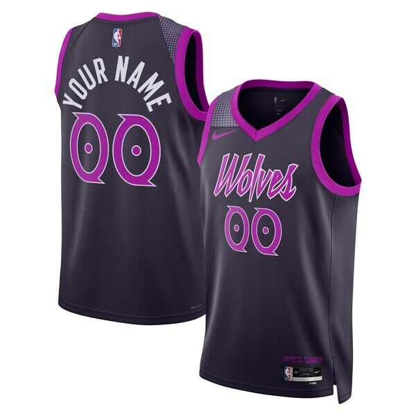 Nike  Minnesota Timberwolves 2025/26 City Edition Swingman Jersey - Custom - Unisex