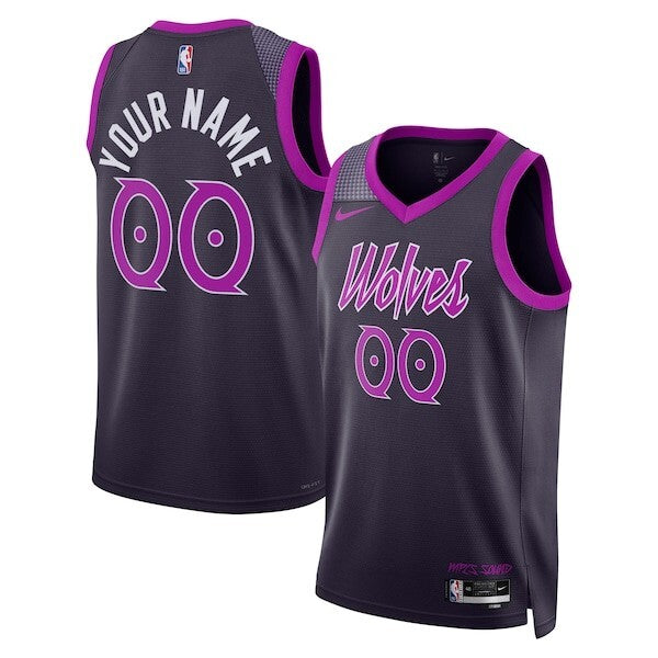 Nike  Minnesota Timberwolves 2025/26 City Edition Swingman Jersey - Custom - Unisex