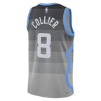 Utah Jazz Nike 2025/26 City Edition Swingman Jersey - Gray - Isaiah Collier - Unisex