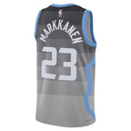 Utah Jazz Nike 2025/26 City Edition Swingman Jersey - Gray - Lauri Markkanen - Unisex
