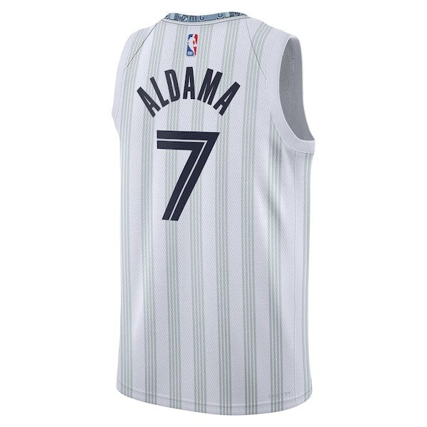 Memphis Grizzlies Nike 2025/26 City Edition Swingman Jersey - Gray - Santi Aldama - Unisex